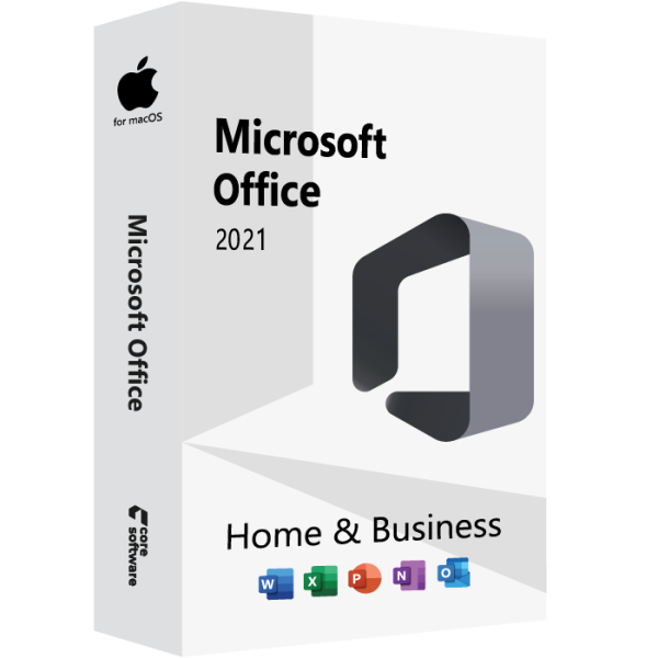 Licență Office Home and Business 2021 Retail MacOS – asociere cont Microsoft