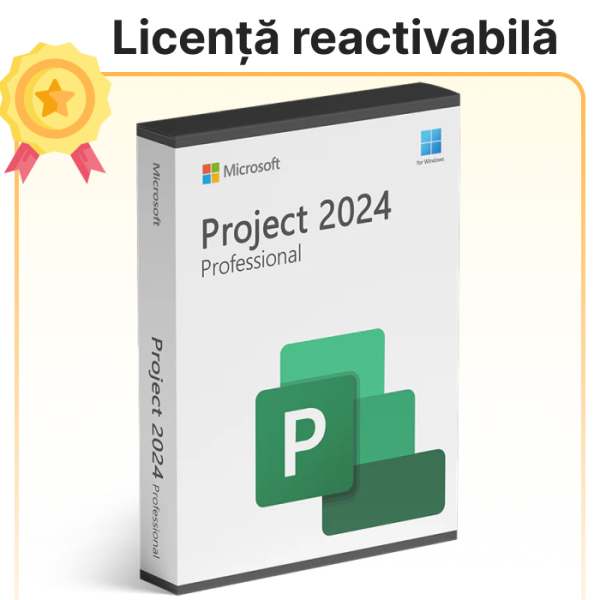 Licență Project Pro 2024 - asociere cont Microsoft