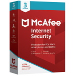 Licență McAfee Internet Security - 3 dispozitive / 1 an