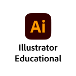 Adobe Illustrator EDU pentru echipe Windows/Mac - abonament 1 an